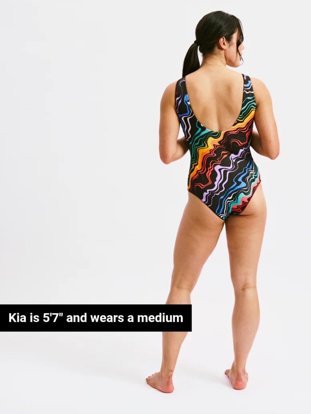 NWOT Tomboyx Swim Reversible One-Piece - Making Waves XL - Picture 7 of 12